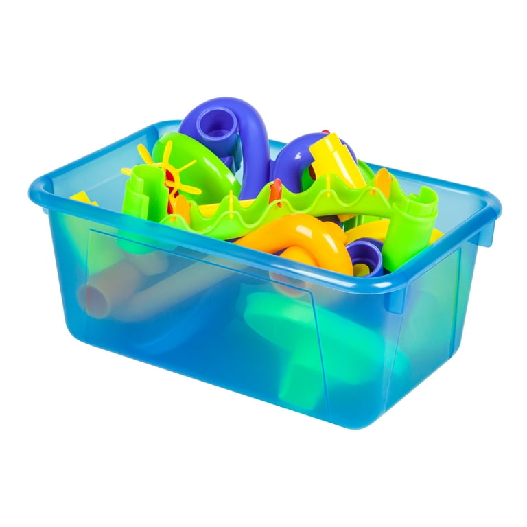 Mini econo plastic organizer. Colour: blue