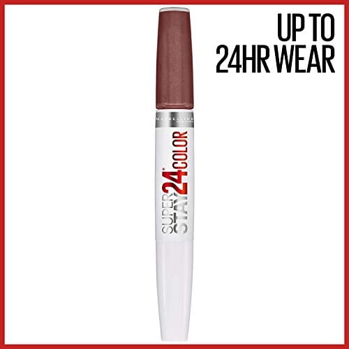 Labial líquido Maybelline New York SuperStay 24 2 pasos Constante Cocoa