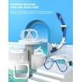thumbnail image 6 of Dry Snorkel Set,Panoramic Wide View,Anti-Fog Scuba Diving Mask,Professional Snorkeling Gear, 6 of 14