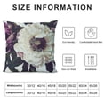 thumbnail image 5 of PHYHOO  Peony Flower Throw Pillow Covers  Red and White Floral Decorative Pillow Cases Polyester Linen Cushion Covers for Sofa Couch Bedroom Home Decor, 5 of 5