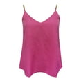 thumbnail image 6 of Sngxgn Women's Tummy Control Shapewear Tank Tops Seamless Square Neck Tops Body Camisole(Hot Pink,XXL), 6 of 6