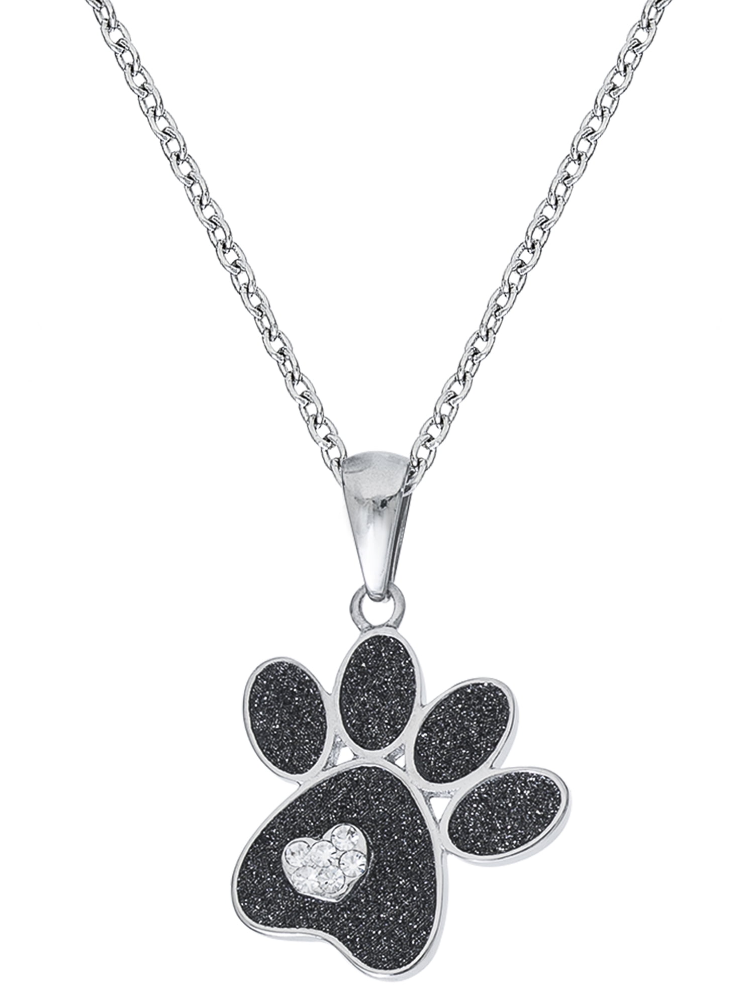Fashion Pop.men Cute Pets Dogs Footprints Cat Paw Pendant Chain Necklace Pop. 