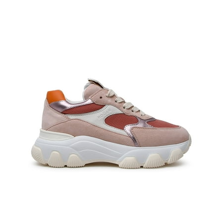 

HOGAN HYPERACTIVE PINK SUEDE BLEND SNEAKERS