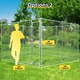 thumbnail image 6 of 10x10Extra Large Outdoor Dog Kennel Without Roof Dog Pen For Outside With Secure Lock(10'L X 10'W X 6'H), 6 of 7