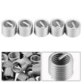 thumbnail image 2 of Hilitand Threaded Insert, Rustproof Sturdy Thread Repair Insert, M8x1.25x1.5D Length Stainless Steel For Household Industry Factory Wood, 2 of 8