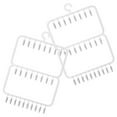thumbnail image 5 of FONDOTIN Foldable Clothes Drying Rack White PP 2PCS, 5 of 7