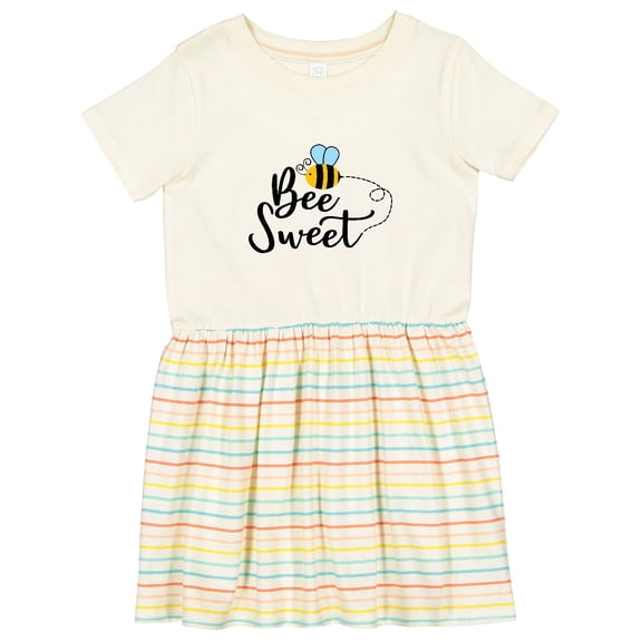 Inktastic Bee Sweet Bumble Bee Girls Toddler Dress