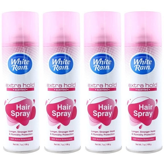 White Rain Hair Spray Aerosol Extra Hold 7 oz (Pack of 4)