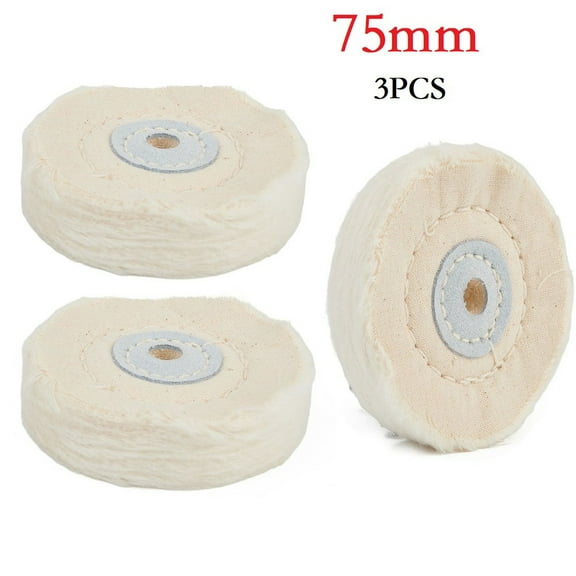3PCS 3inch Cloth Buffing Polishing Wheel Buffer Jewelry Grinder Pad Handcraft