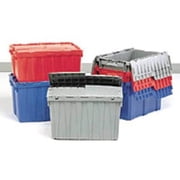 Orbis Attached Lid Ctr,Translucent,Solid,HDPE FP183 Clear
