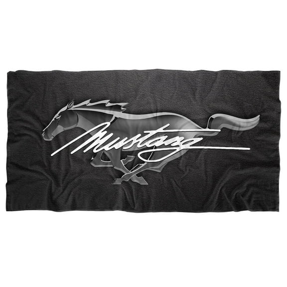 Ford Mustang Logo Officially Licensed Beach Towel 30' X 60'