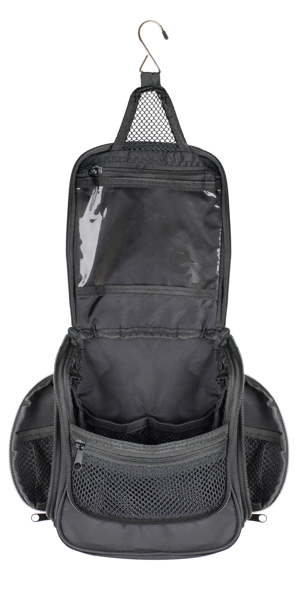 NeatPack Compact Hanging Toiletry Bag, Black - image 5 of 10
