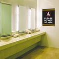 thumbnail image 4 of Koyal Wholesale Restaurant Social Distancing Please Do Not Sit Here, Sit Here Rectangle Business Signs, 10-Pack, 4 of 5