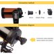 thumbnail image 3 of Adaptador de Cámara telescópica ANGGREK Anillo adaptador de telescopio T2 ligero para Cámara con montura NX, 3 of 8