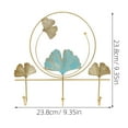 thumbnail image 2 of WHAMVOX Wall Mounted Coat Rack with Leaf Hooks Decorative for Entryway Key Holder Hat Hanger Wall Hanging Hook Decorative Hook Wall Hook Bathroom Hook, 2 of 8