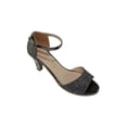 thumbnail image 1 of SANDALIAS TACONES VESTIR LEON DAMA MUJER GRIS GLITTER 048 LEON 48, 1 of 3