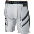 thumbnail image 3 of CHAMPRO Wind Up Compression Sliding Shorts, Youth Large, White, 3 of 3