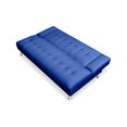 thumbnail image 4 of Fritz Sofá Cama Futón Con Portavasos Lino Azul Makora Fritz, 4 of 8