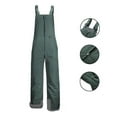 thumbnail image 6 of comerut Women Overalls Front Zipper Waterproof Adjustable Shoulder Strap Thermal Windproof Sleeveless Anti-static Plus Size Pockets Outdoor Jumpsuit, 6 of 8