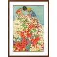 thumbnail image 2 of Art.com Little Girls in Field of Flowers Art Print, Brown Frame Wall Art, 21" x 29", 2 of 5