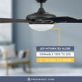 thumbnail image 5 of Prominence Home Clancy 52" Matte Black Indoor Ceiling Fan with Light, 5 Blades, Remote & Reverse Airflow, 5 of 14