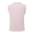 thumbnail image 6 of Women's Summer Vest Elegant Floral Lace Square Neck Camisole Hawking Vest Heated Outerwear Long Puffy Vest Sleeveless for Women Sweater Vest Long Vest Jacket Popcorn Jacket Women Overall Vest Thigh, 6 of 7
