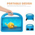thumbnail image 3 of Allytech Kids Case for Lenovo Tab M10 10.1-inch TB-X605F / TB-X505F, Soft EVA Rubber Heavy Duty Protection Drop Proof Kids Friendly Kickstand Handle Lightweight Cover Case, Blue, 3 of 8