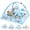 Blue, variant on Soft 3 in 1 Baby Gym Mat,Baby Playmats with 5 Sensory Toys & Ocean Balls, Floor Crawling Mat for Toddlers​