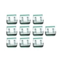 thumbnail image 4 of GUOOL 10x Invisible Leg Shortening Clips Premium Portable Non Slip Pants Edge Clip green, 4 of 9