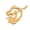 Yellow E, variant on Wooden Animal Pattern Brooch for Everyday Wear Cartoon Animal Shape Lapel Badge Pin for Sweater Shawl Scarf Accessory,5 cm,Yellow E