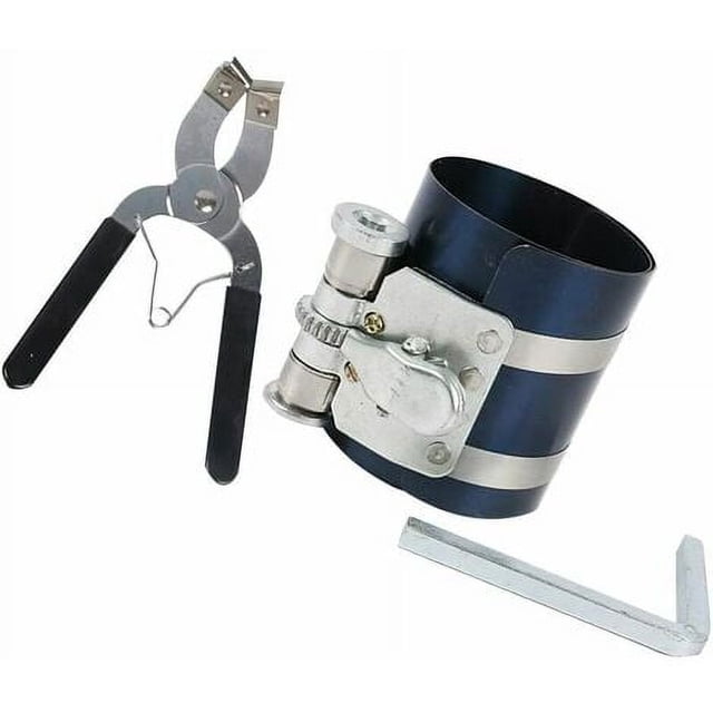 y Piston Installation Tool Adjustable Ratchet Piston Ring Compressor Mounting Tool for Auto