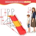 thumbnail image 6 of Kdymod 6.4FT Slide for Kids,Playground Equipment with Climbing Ladder, Water Slide for Kids Backyard,Gift for Boys, Girls,Ages 3-10, 6 of 11