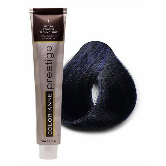Brelil Colorianne Prestige Permanent Cream Hair Color 100 ml | Rich Coverage, Long-Lasting, Made in Italy - 1.11H