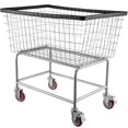 thumbnail image 2 of Wire Laundry Cart,4.5 Bushel Wire Laundry Basket with Wheels,35\'\'x15.7\'\'x22\'\' Commercial Wire Laundry Basket Cart,Steel Frame with Chrome Finish,5\'\' Casters,Wire Basket Cart for Lau, 2 of 8