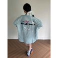 thumbnail image 1 of Sanrio Hello Kitty 2024 Automne Dessin Animé Doublé Polyvalent Col à Revers Chemise Décontractée Pyjama en Soie Tenue d'Intérieur pour Femmes Pyjama pour Femmes, 1 of 5