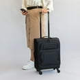thumbnail image 2 of Jetstream Softside Carry-On Luggage, Lightweight Rolling Travel Suitcase with Spinner Wheels, 2 of 7