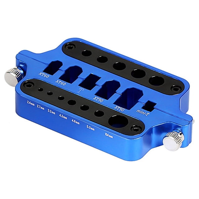 Welding Soldering Insulate Station Jig Remote Control Aluminum Alloy Tool for XT60 XT90 Deans Banana