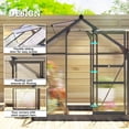 thumbnail image 4 of Outsunny Greenhouse, Walk-In Hot House, Clear PC Board with Sliding Door, 4 of 10