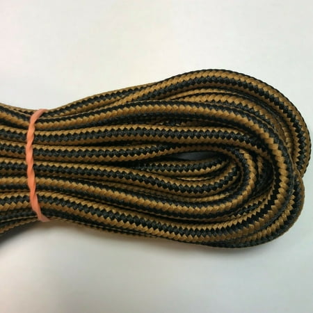 

5MM Thick Heavy Duty Round Boot Laces Shoelaces replacements strings for Hiking Walking Construction Safety Work Boots Shoes