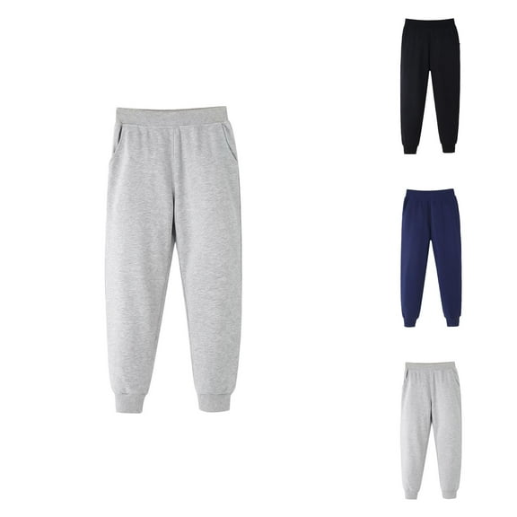 Solid Color Sweatpants Winter Toddler Baby Boys Girls Solid Loose Trousers Pants Sport Pants Boys' Fashion