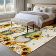 thumbnail image 5 of Spring Gnomes Area Rugs Collection 5'x7', Retro Botanical Flowers Leaves Butterfly Non Slip Indoor Rectangle Throw Runner Rug Floor Mat Carpet for Living Room Dining Table Bedroom Nursery, 5 of 9