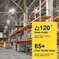 thumbnail image 4 of Lámpara LED High Bay Hunhun UFO de 155 W, 22,500 lm, 5000 K, paquete de 10, 4 of 7