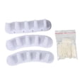 thumbnail image 5 of Gazechimp 3 Pieces Nail Art Supplies Practice Holder for Home Salon Beginner White, 5 of 8