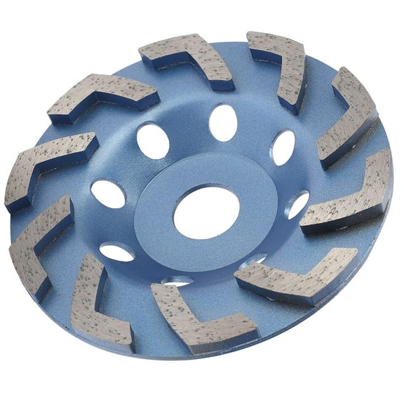 Diamond Grinding Wheel Cup 10 L Teeth Blue 125mm for Sanding Concrete Stone Cement