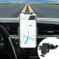 thumbnail image 1 of Soporte para teléfono de coche, súper estable, mejorado, con gancho, para teléfono celular, compatible con todos los teléfonos inteligentes, clip para teléfono móvil., 1 of 9