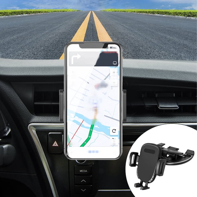 Soporte para teléfono de coche, súper estable, mejorado, con gancho, para teléfono celular, compatible con todos los teléfonos inteligentes, clip para teléfono móvil.
