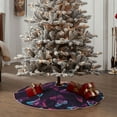 thumbnail image 6 of Bingfone Christmas Tree Skirt Mat Christmas Decoration Interior 30"-Purple Butterfly, 6 of 8