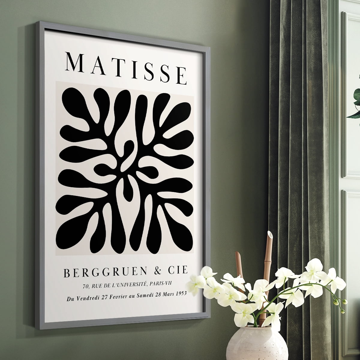 Matisse CCLXVII in Solid Wood 16 x 20 Framed Print