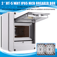 thumbnail image 5 of 2 * HT-5 Way IP65 Mcb Breaker Box-As Shown, 5 of 8