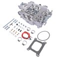 thumbnail image 3 of GELUOXI 1405 Carburetor for Performer 600 CFM 4-Barrel Manual Electric Choke Silver Carb Silver 1Pc, 3 of 12